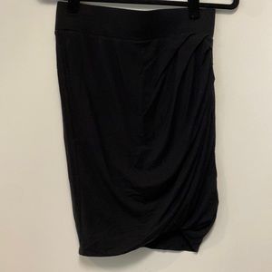 Helmut Lang Jersey asymmetric skirt size S